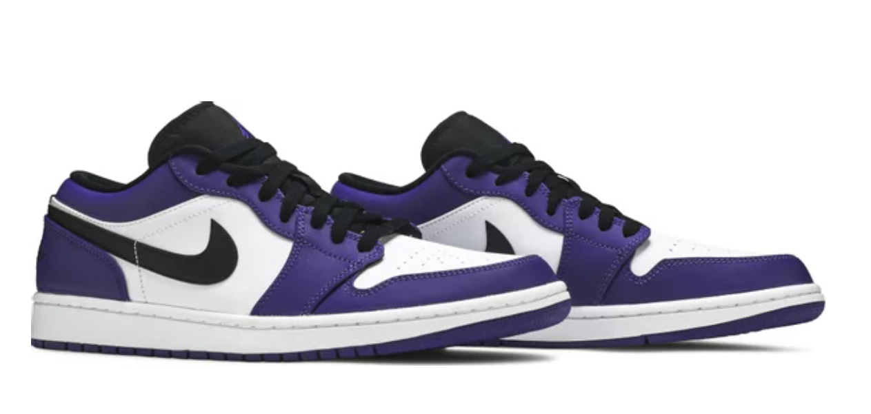 Jordan 1 Low - Court Purple