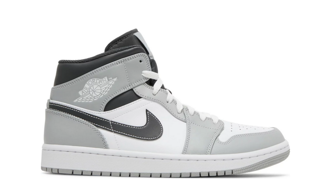 Jordan 1 Mid - Light Smoke Grey