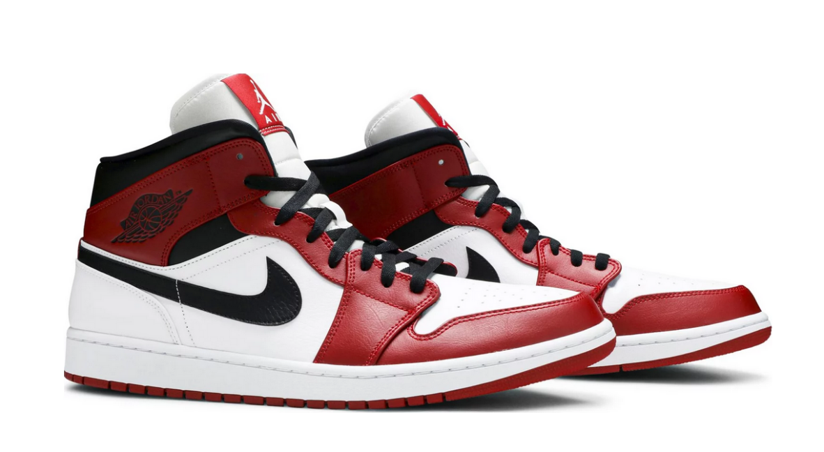 Jordan 1 Mid - White Chicago (GS)